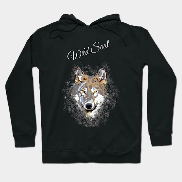 Wolf. Wild Soul. Magical time. Hoodie by Wild Soul